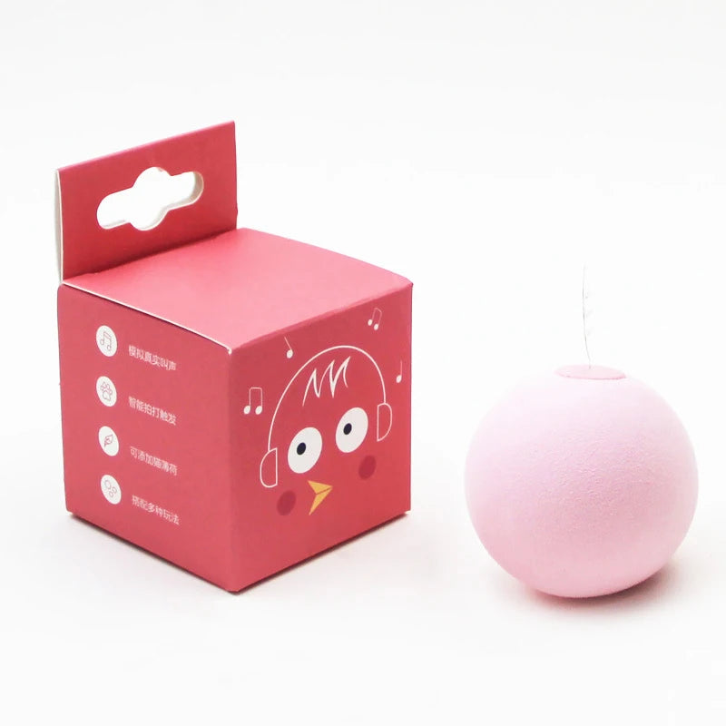 Jouets intelligents pour chat, balle interactive en peluche