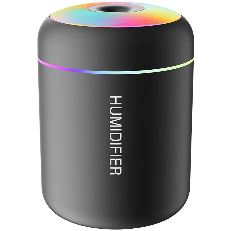 Mini humidificateur d'air électrique USB, diffuseur d'arômes, supporter ficateur d'huiles essentielles, brumisateur d'aromathérapie, lumières pour voiture, maison, chambre, 180ml