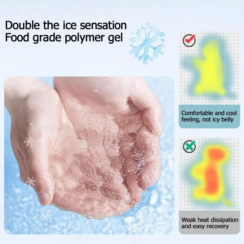 Coussin de refroidissement en gel de cristal de glace pour animaux de compagnie